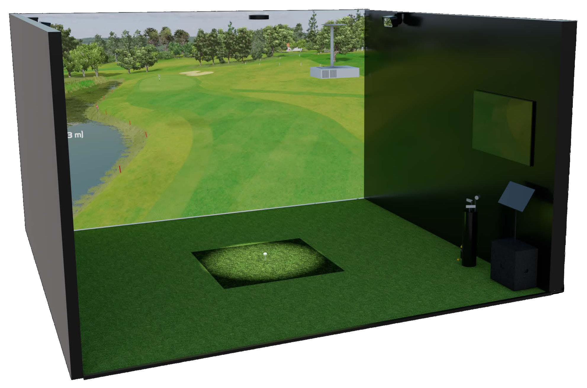 Golfsimulator Kabine von ARCADIA