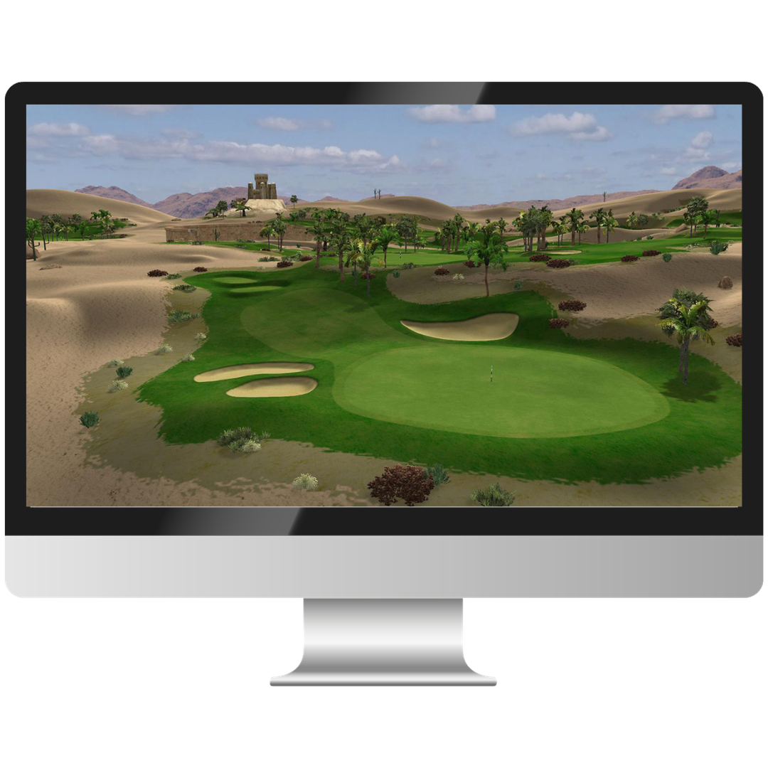 Virtuelle Golfplätze