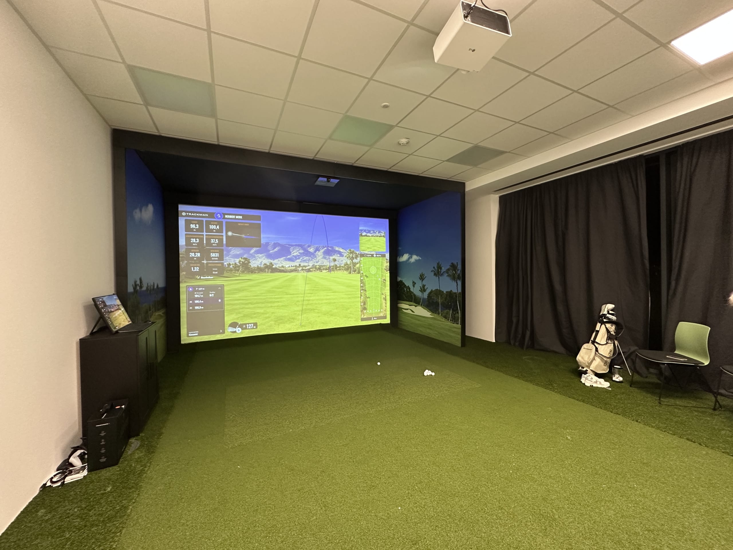 Trackman Golfsimulator in Böblingen