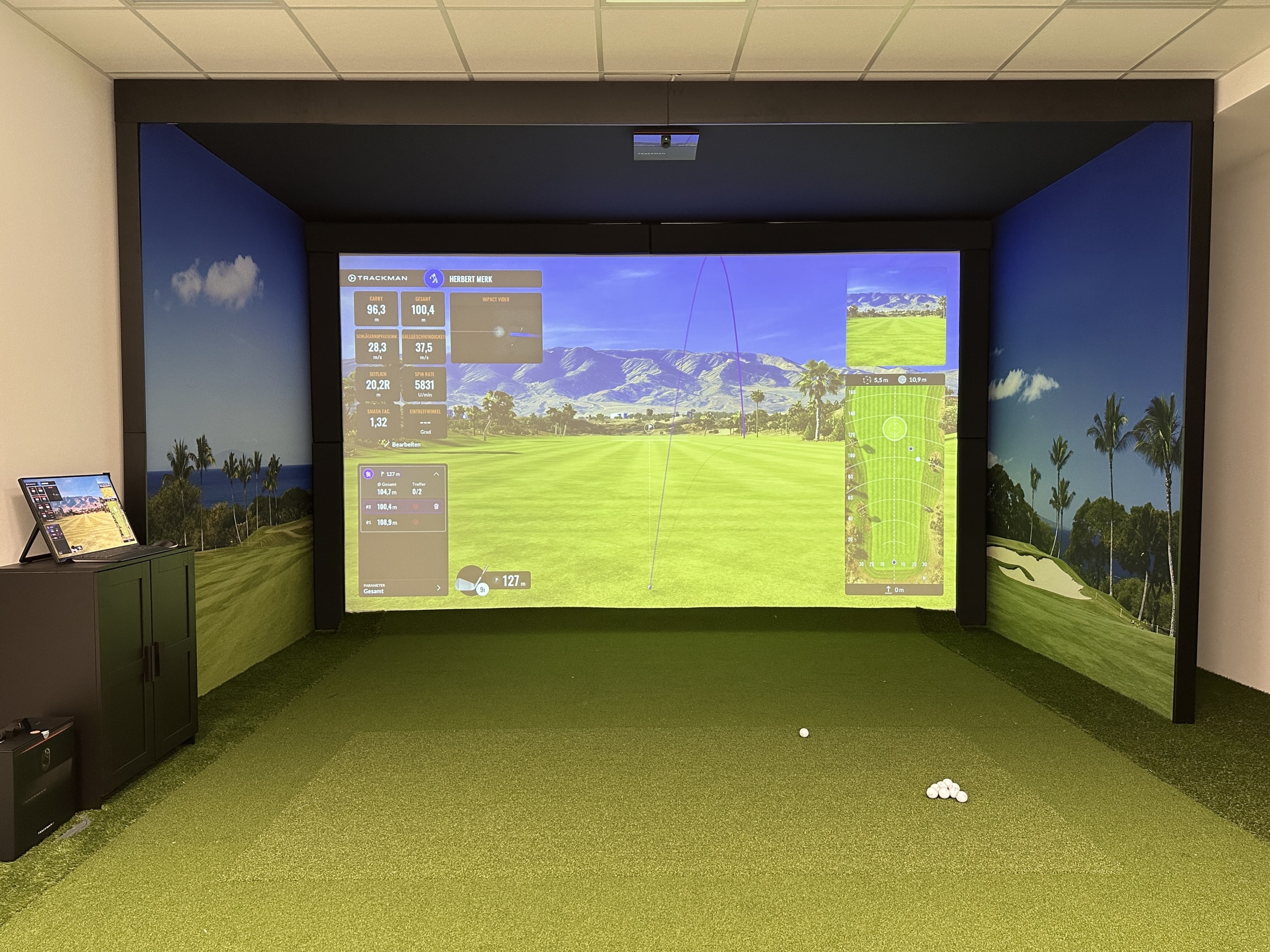 Trackman Golfsimulator